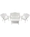 Northlight 4pc Wicker Outdoor Patio Conversation Set
