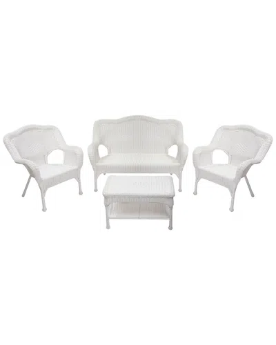 Northlight 4pc Wicker Outdoor Patio Conversation Set