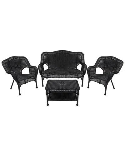 Northlight 4pc Wicker Outdoor Patio Conversation Set