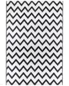 Northlight 4x6ft Chevron Rectangular Outdoor Area Rug