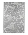 Northlight 4x6ft Floral Rectangular Outdoor Area Rug