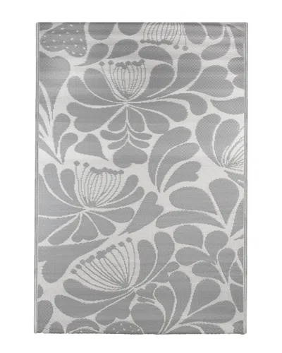 Northlight 4x6ft Floral Rectangular Outdoor Area Rug