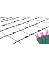 Northlight 4x6ft Raspberry Pink Led Wide Angle Net Style Christmas Lights In Pink