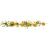 Northlight 5ft X 10in Peony Artificial Fall Harvest Garland In Multi