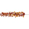 Northlight 5' X 8" Berries With Orange And Red Leaves Artificial Fall Harvest Garland, Unlit In Multi