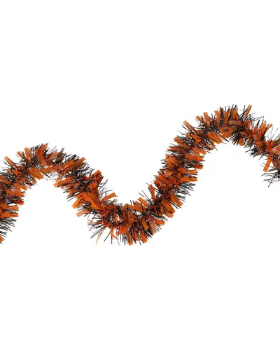 Northlight 50ft Halloween Tinsel Garland In Orange