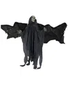 Northlight 50in Led Lighted & Animated Winged Grim Reaper Decoration In Black