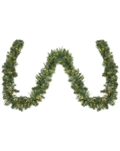 Northlight 50x14in Led Lighted Ashcroft Cashmere Pine Garland In Green