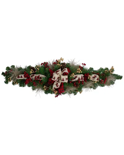 Northlight 52in Berries & Bows Artificial Christmas Swag