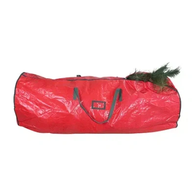 Northlight 53in Red And Green Tree Storage Bag In White