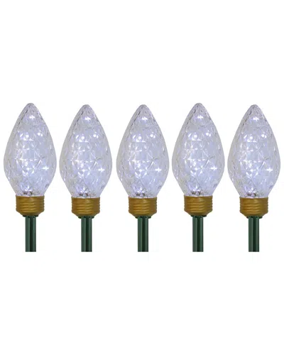 NORTHLIGHT NORTHLIGHT 5CT LED LIGHTED C9 CHRISTMAS PATHWAY MARKERS