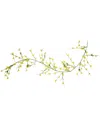 Northlight 5ft Artificial Spring Floral Garland In Green