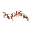 Northlight 5ft Berry And Leaves Fall Harvest Artificial Unlit Thanksgiving Indoor Garland In Red