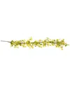 Northlight 5ft Forsythia & Berry Floral Spring Garland In Yellow