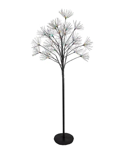 Northlight 5ft Led Lighted Christmas Fireworks Tree Outdoor Display In Black