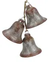 Northlight 5in Silver And Brown String Of Bells Glass Christmas Ornament In Silver