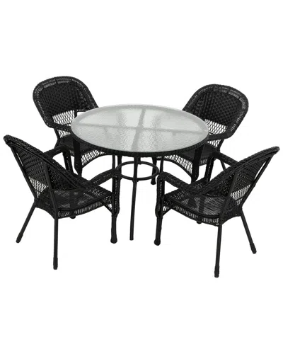 Northlight 5pc Wicker Outdoor Dining Set