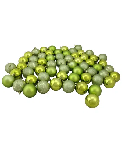 Northlight 60ct Shatterproof Christmas Ball Ornaments