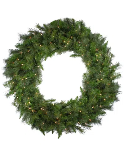 Northlight 60in Pre-lit Led Canyon Pine Artificial Christmas Wreath In Green