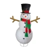 Northlight 60in Prelit Snowman Christmas Yard Art In White