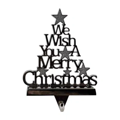 Northlight 6.25" Tree Christmas Stocking Holder In Black