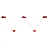 Northlight 6.25ft 20-count Red Valentine's Day Love And Heart Led Copper Wire String Lights In Red