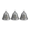 Northlight 6.5" Musical Silver Bells 3-pc. Christmas Tabletop Decor In Silver