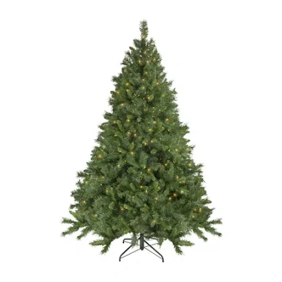 Northlight 6.5' Pre-lit Chatham Pine Artificial Christmas Tree Clear Lights In Green