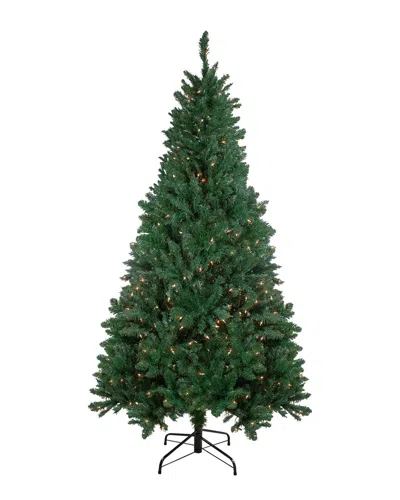Northlight 6.5ft Pre-lit Ravenna Pine Artificial Christmas Tree - Warm White  Led Lights In Green