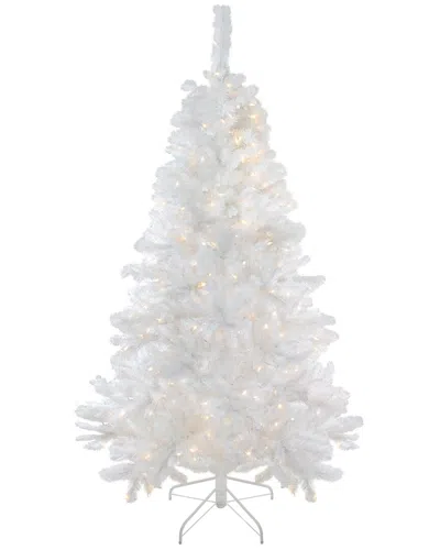 Northlight 6.5ft Pre-lit White Medium Iridescent Pine Artificial Tree