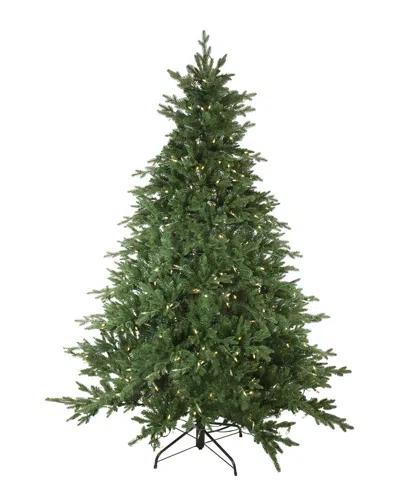 Northlight 6.5ft Real Touch Pre-lit Full Minnesota Balsam Fir Artificial  Christmas Tree - Warm Whit In Green
