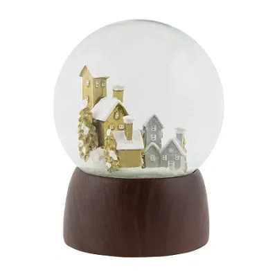 Northlight 6.5in Holiday Village Wonderland Christmas Musical Christmas Snow Globe In Multi