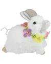 NORTHLIGHT NORTHLIGHT 6.5IN SISAL PIGLET WITH FLORAL LEI SPRING FIGURE