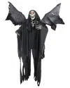 Northlight 66in Pre-lit Sonic Skeletal Reaper Decoration In Black
