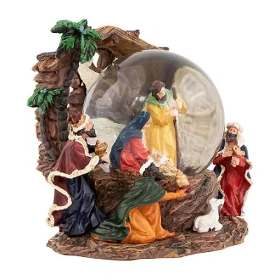 Northlight 6.75in Holy Family Christmas Nativity Musical Water Christmas Snow Globe In Multi