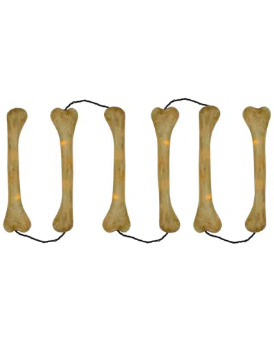 Northlight 6ct Bone Shaped Halloween Lights In Beige