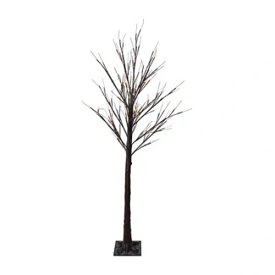 Northlight 6ft Lighted Birch Twig Tree Warm White Led Lights Christmas Yard Art In Multi