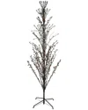 Northlight 6ft Pre-lit Cascade Outdoor Halloween Twig Tree In Black