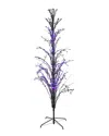 Northlight 6ft Pre-lit Cascade Outdoor Halloween Twig Tree In Black