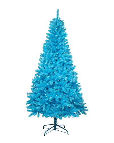 Northlight 6ft Pre-lit Medium Pine Artificial Christmas Tree - Clear Lights In Blue
