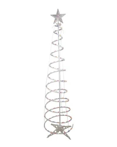 Northlight 6ft Pre-lit Spiral Christmas Tree Outdoor Display In White