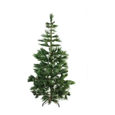 Northlight 7' Pre-lit Medium Pine Artificial Christmas Tree - Warm Clear Led Lights In Green