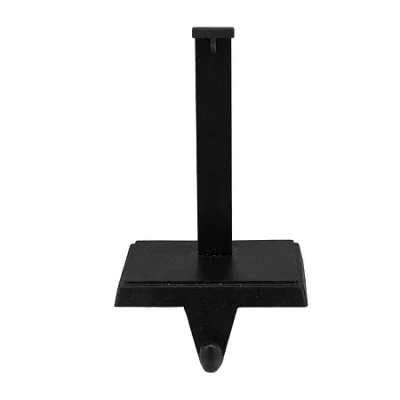 Northlight 7" With Ornament Hanger Christmas Stocking Holder In Black