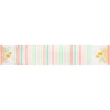 Northlight Striped Pastel Happy Easter Table Runner In White