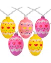 Northlight 7.25ft 10-count Easter Egg String Light Set In Pink