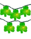 Northlight 7.25ft 10-count St Patrick's Day String Lights In Green