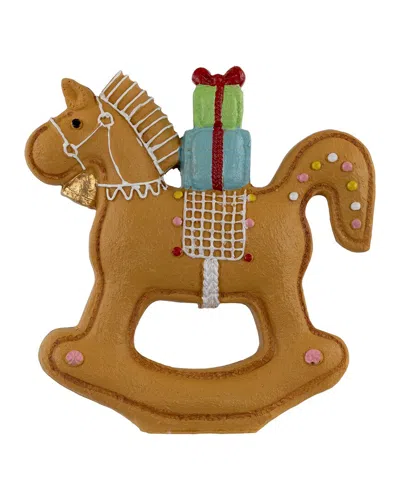 Northlight 7.25in Gingerbread Tabletop Rocking Horse Cookie
