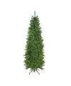 Northlight 7.5' White River Fir Artificial Pencil Christmas Tree In Green