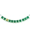 NORTHLIGHT NORTHLIGHT 7.5FT PLAID ST. PATRICK'S SWALLOWTAIL FLAG WALL BANNER