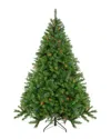 Northlight Pre- Lit Chatham Pine Artificial Christmas Tree With Clear Lights Set, 6.5' In Green